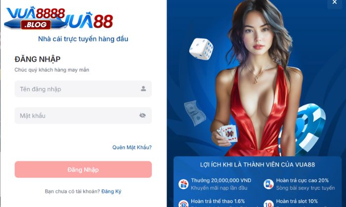 Hướng dẫn đăng nhập Vua88 đầy đủ, chi tiết Hướng dẫn đăng nhập Vua88 đầy đủ, chi tiết