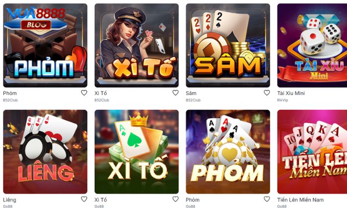 Game bài Vua88 có nhiều trò chơi khác nhau, tỷ lệ trả thưởng cao Game bài Vua88 có nhiều trò chơi khác nhau, tỷ lệ trả thưởng cao