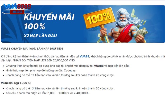 Khuyến mãi Vua88 có giá trị cao nhất, cập nhật liên tục Khuyến mãi Vua88 có giá trị cao nhất, cập nhật liên tục