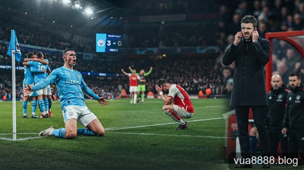Ngoại hạng Anh 2026/27: Man City bứt tốc, Arsenal sảy chân và áp lực đè nặng lên Michael Carrick